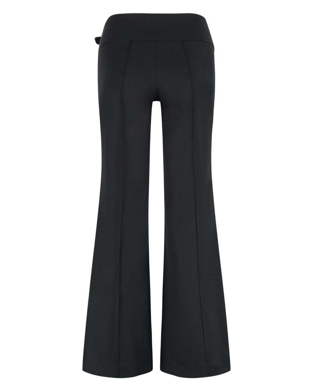Versace Jeans Black Couture Belted Flare Pants