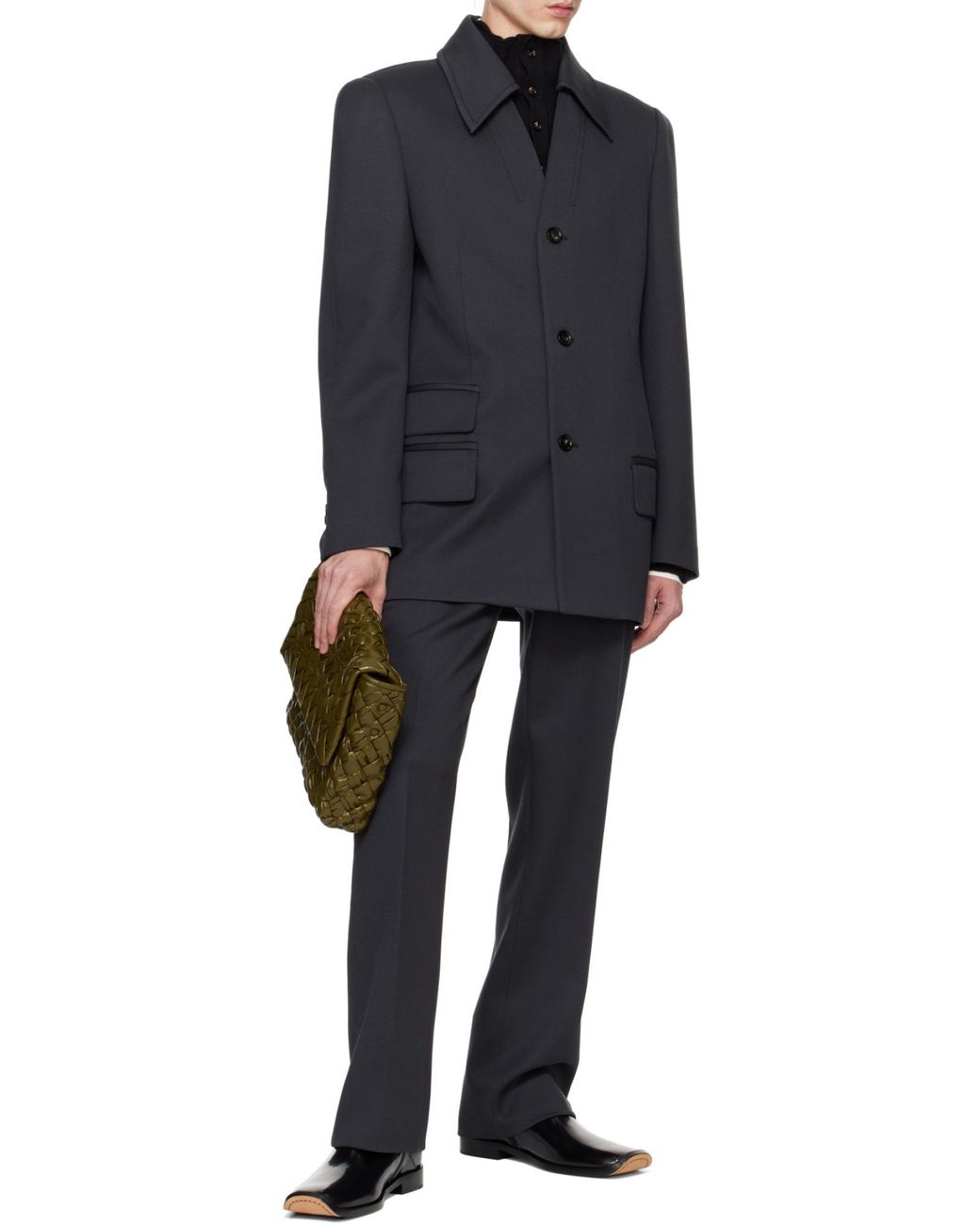 Bottega Veneta Black Chelsea Boots for men