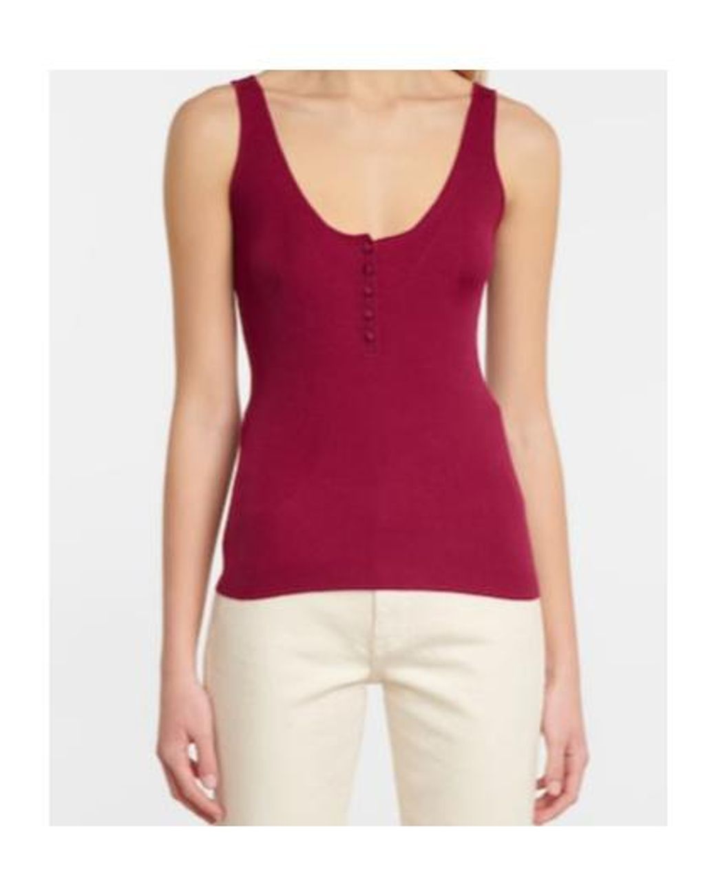 Altuzarra Red Knitted Vest
