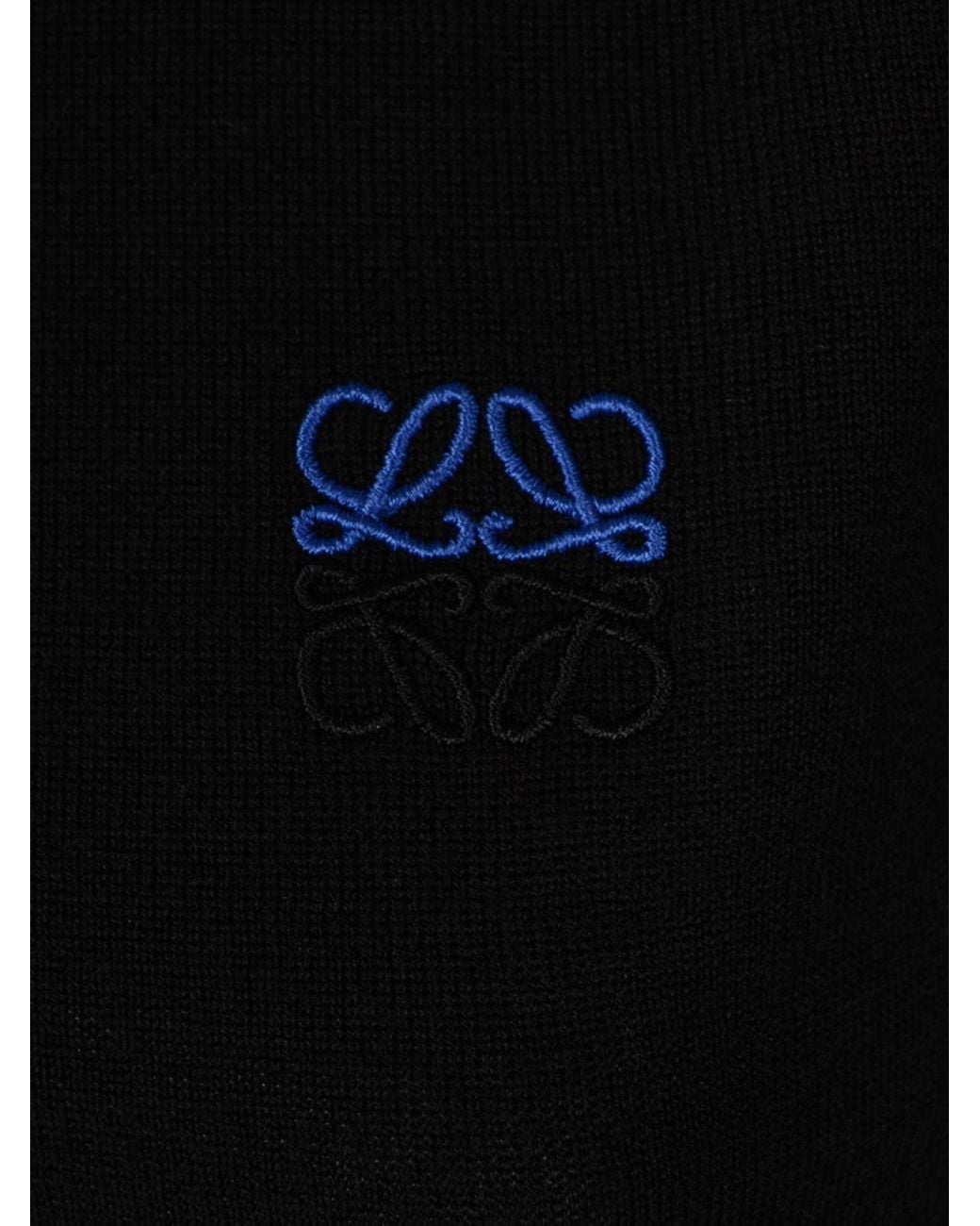 Loewe Black Logo Crewneck Sweater