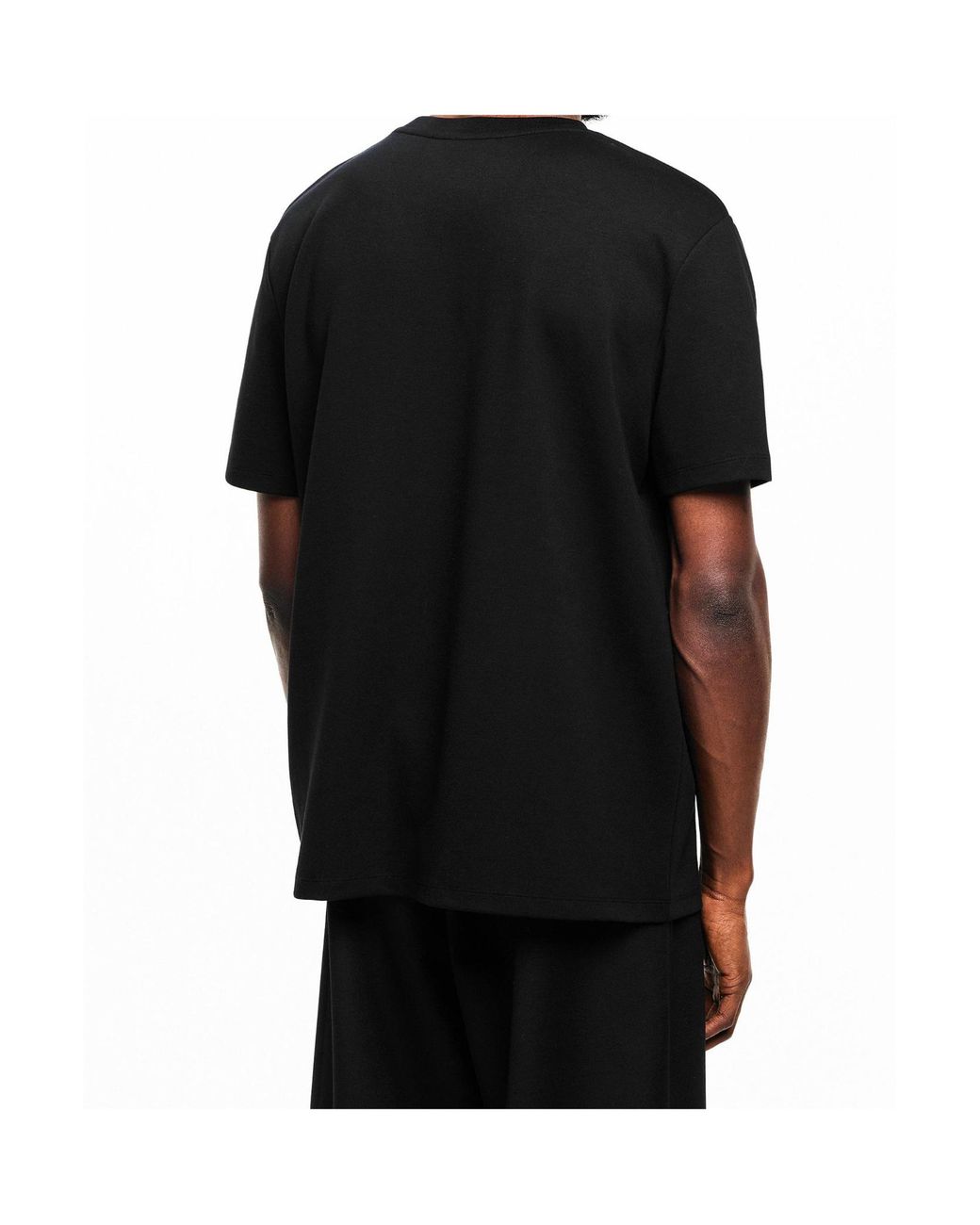 Balmain Black Logo Short-Sleeved T-Shirt for men