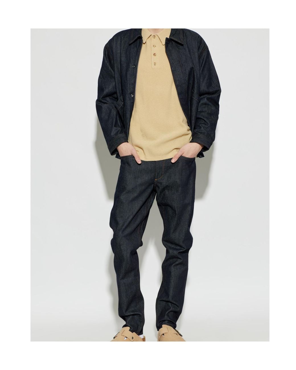 Rag & Bone Blue Straight-Leg Jeans for men