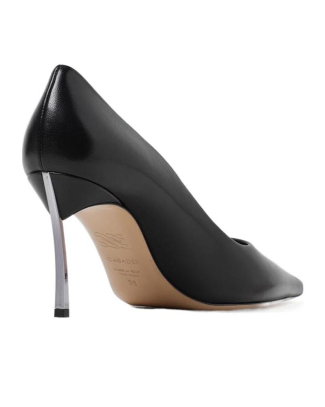 Casadei Black 80Mm Superblade Pointed-Toe Stiletto Pumps