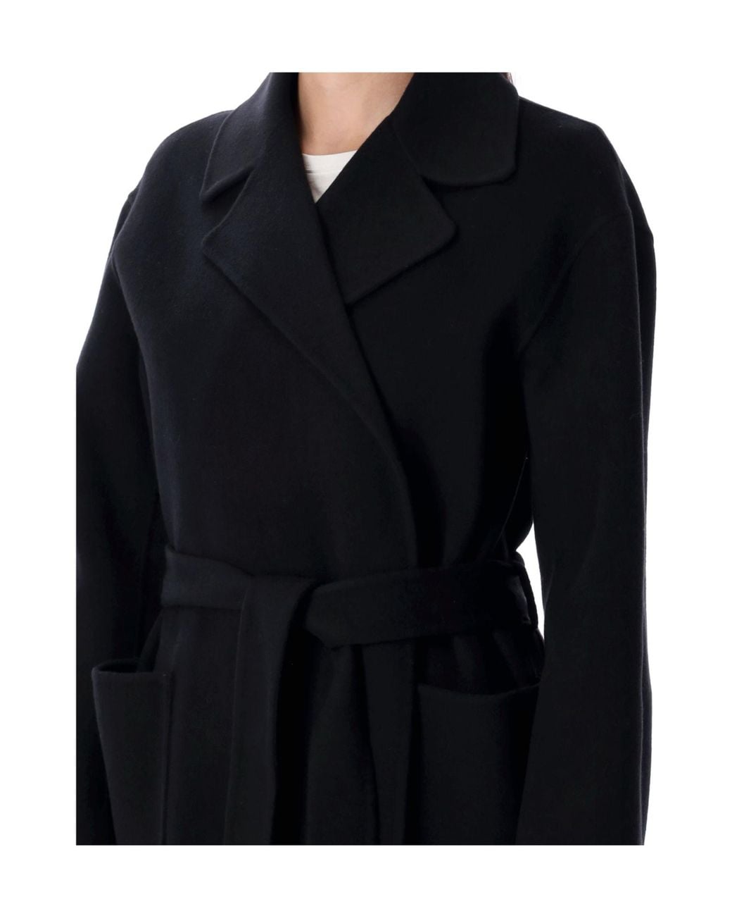 Polo Ralph Lauren Black Belted Coat