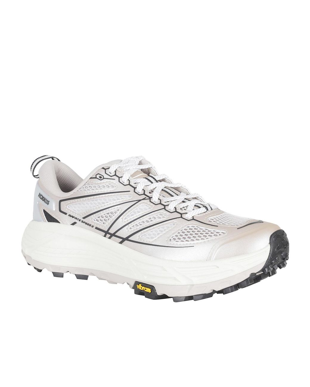 Hoka One One White Mafate Ultimate Performance Sneakers for men