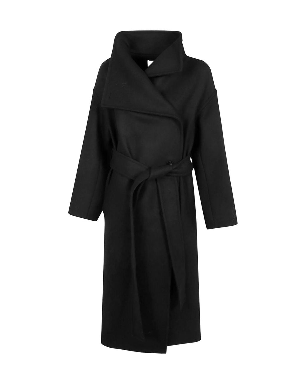 Joseph Black Belted Coat
