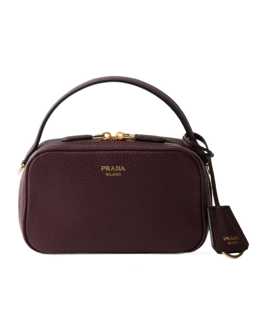 Prada Purple Odette Leather Mini-Bag