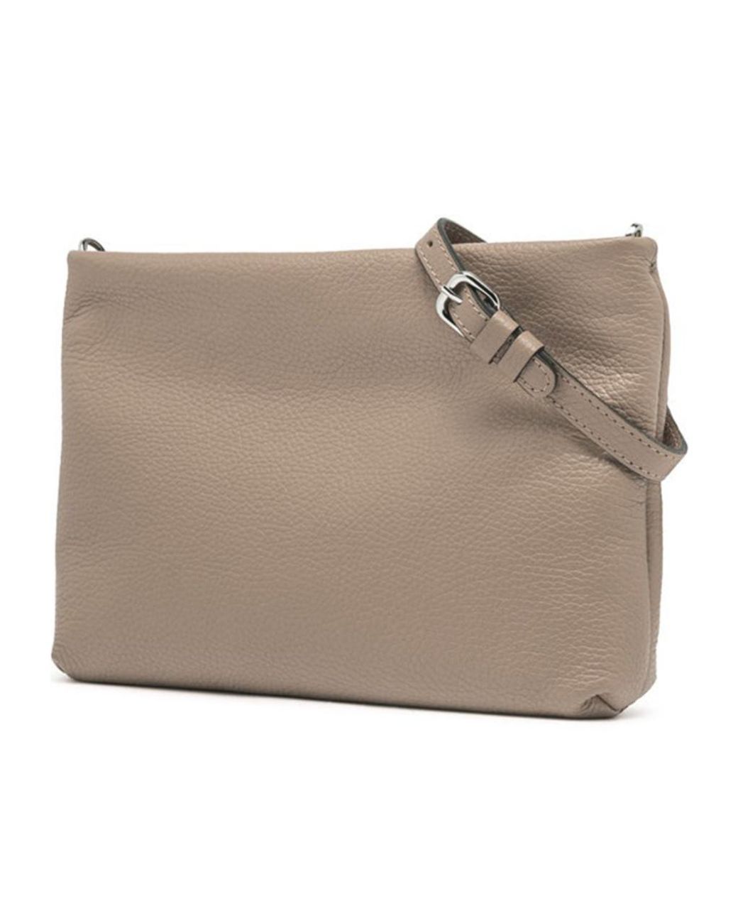 Gianni Chiarini Natural Zippered Shoulder Bag