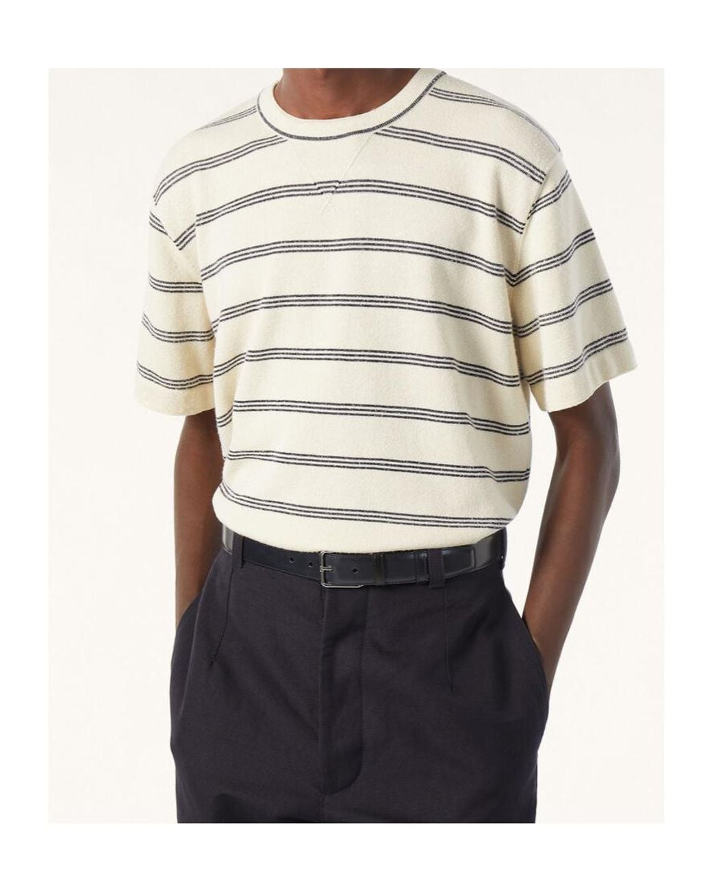 Loro Piana White Caravella T-Shirt for men