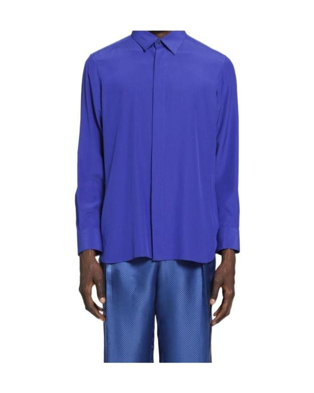 Tom Ford Blue Long-Sleeve Shirt for men