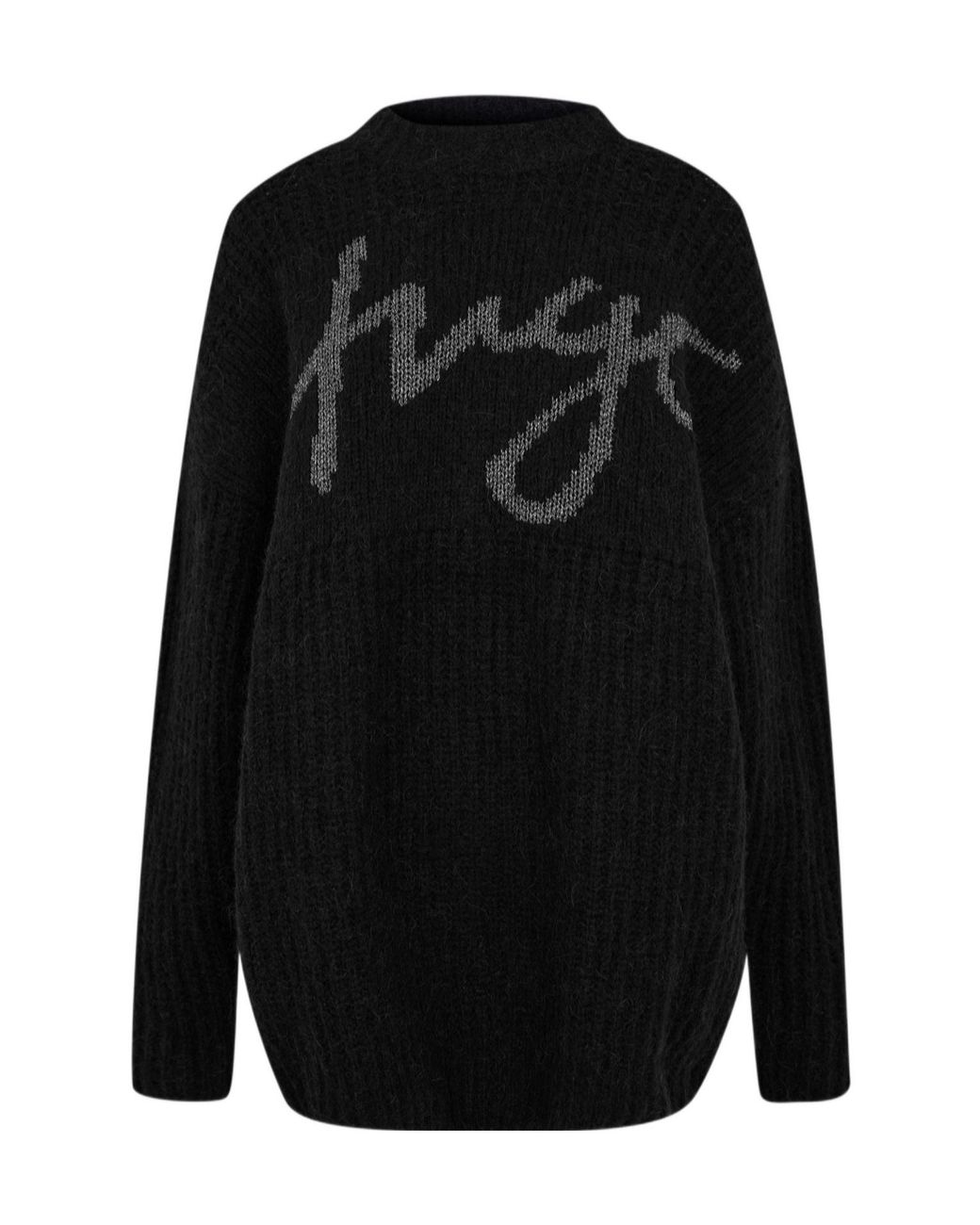 Boss Black Loose Crew Neck Sweater