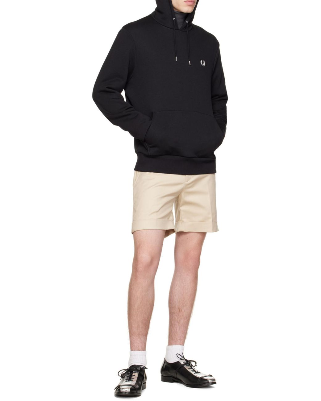 Fred Perry Blue Tipped Hooded Sweatshirt for men