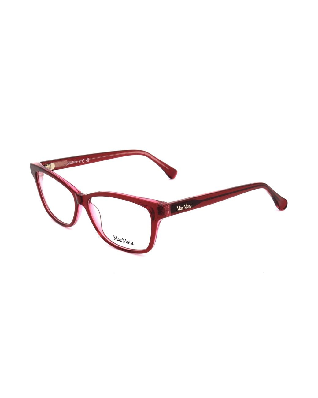 Max Mara Black Rectangular Frame Glasses