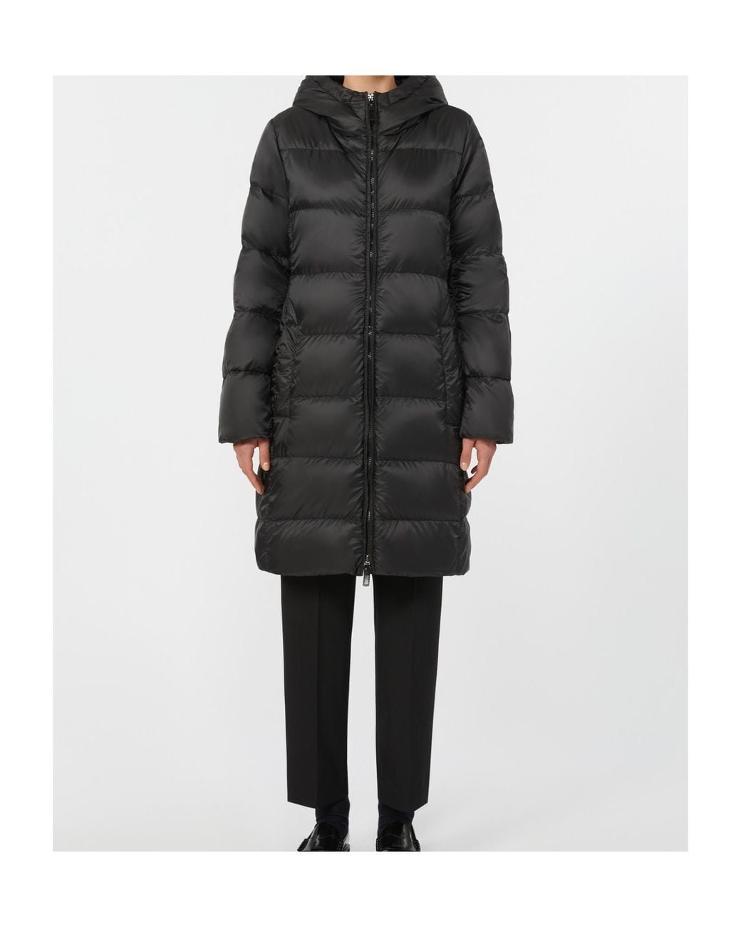Max Mara Black The Cube Seipar Down Jacket