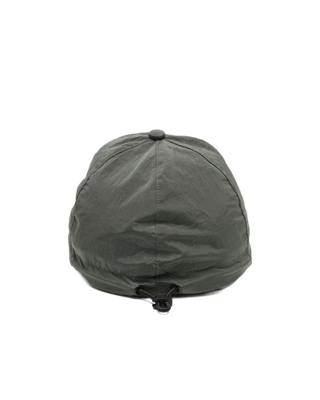 Stone Island Gray Logo Drawstring Baseball Hat for men