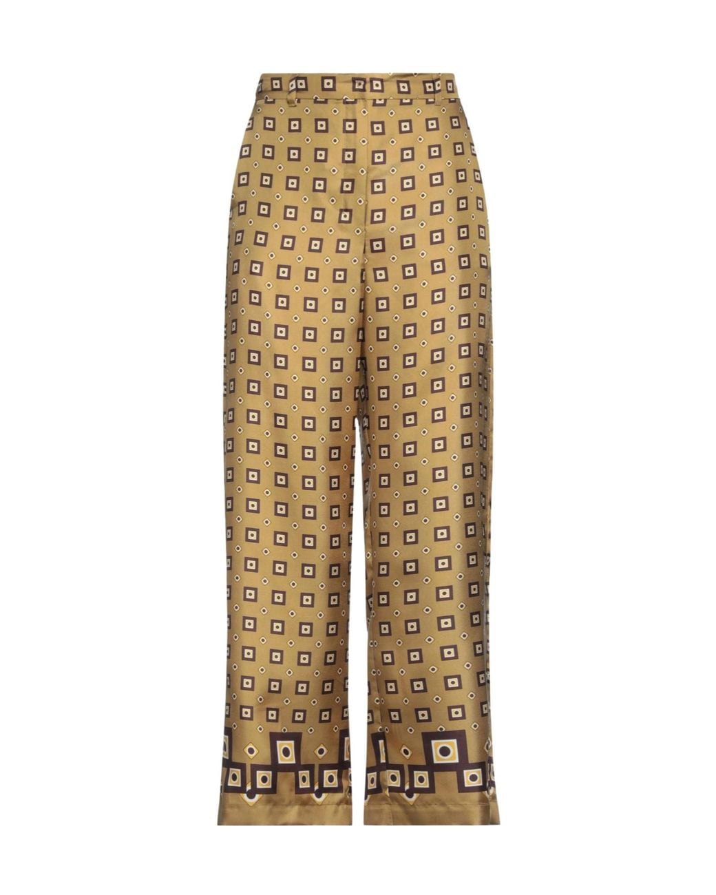 Max Mara Natural Versatile Geometric Pattern Sleep Pants