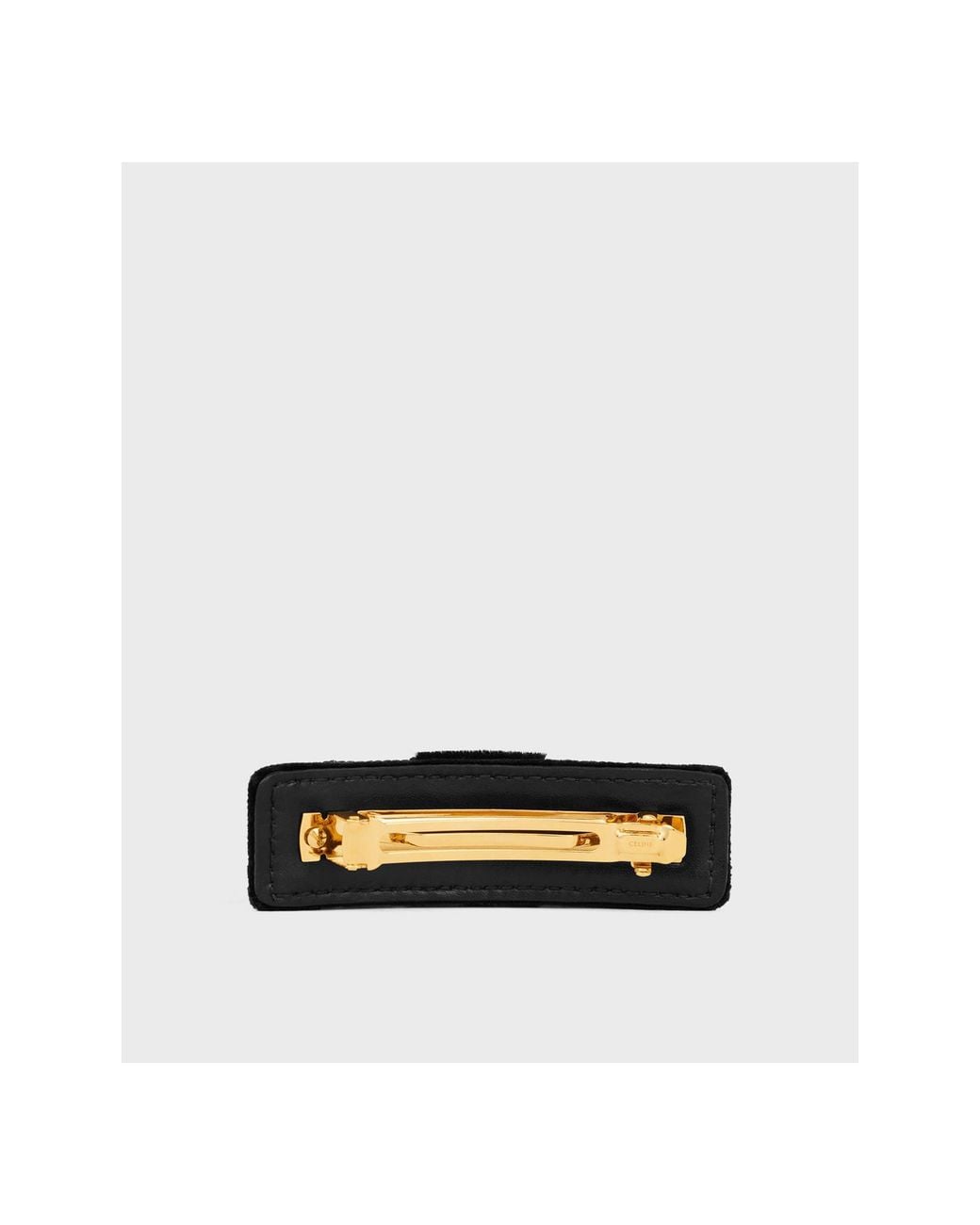 Céline White Le Soir Ribbon Hair Clip