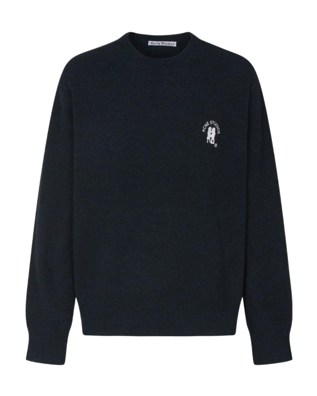 Acne Blue Long-Sleeved Sweater for men
