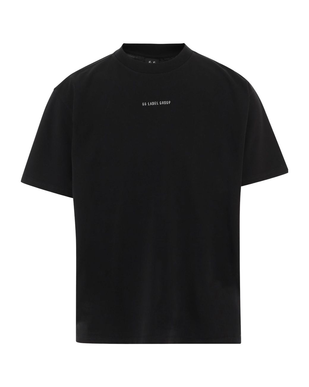 44 Label Group Black Darkened Graphic Print T-Shirt for men