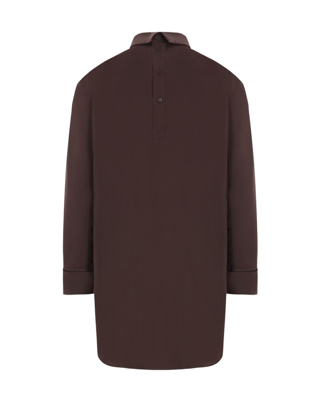 Dries Van Noten Brown Long-Sleeved Blouse