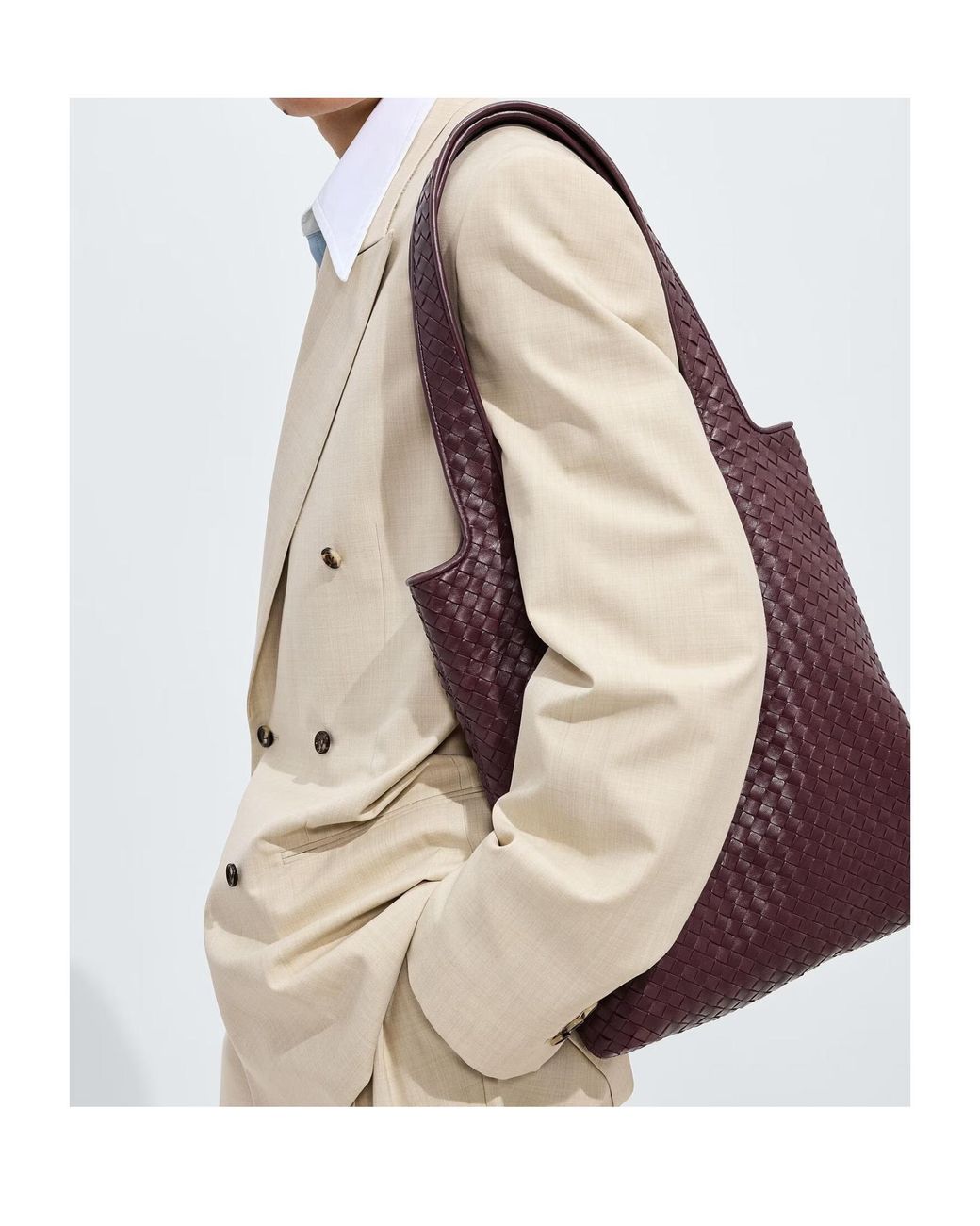 Bottega Veneta Purple Veneto Small Shoulder Bag for men