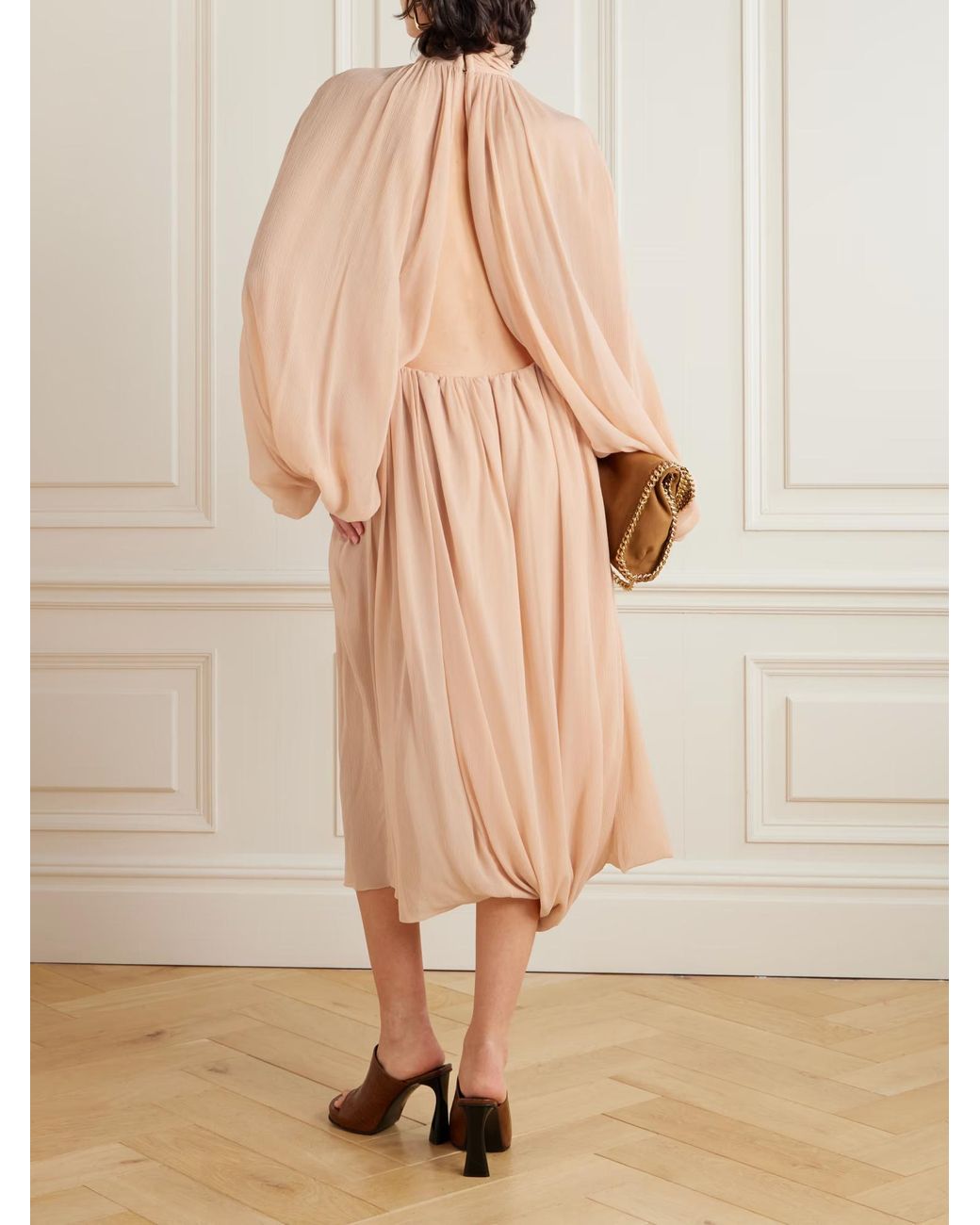 Stella McCartney Natural Backless Dress