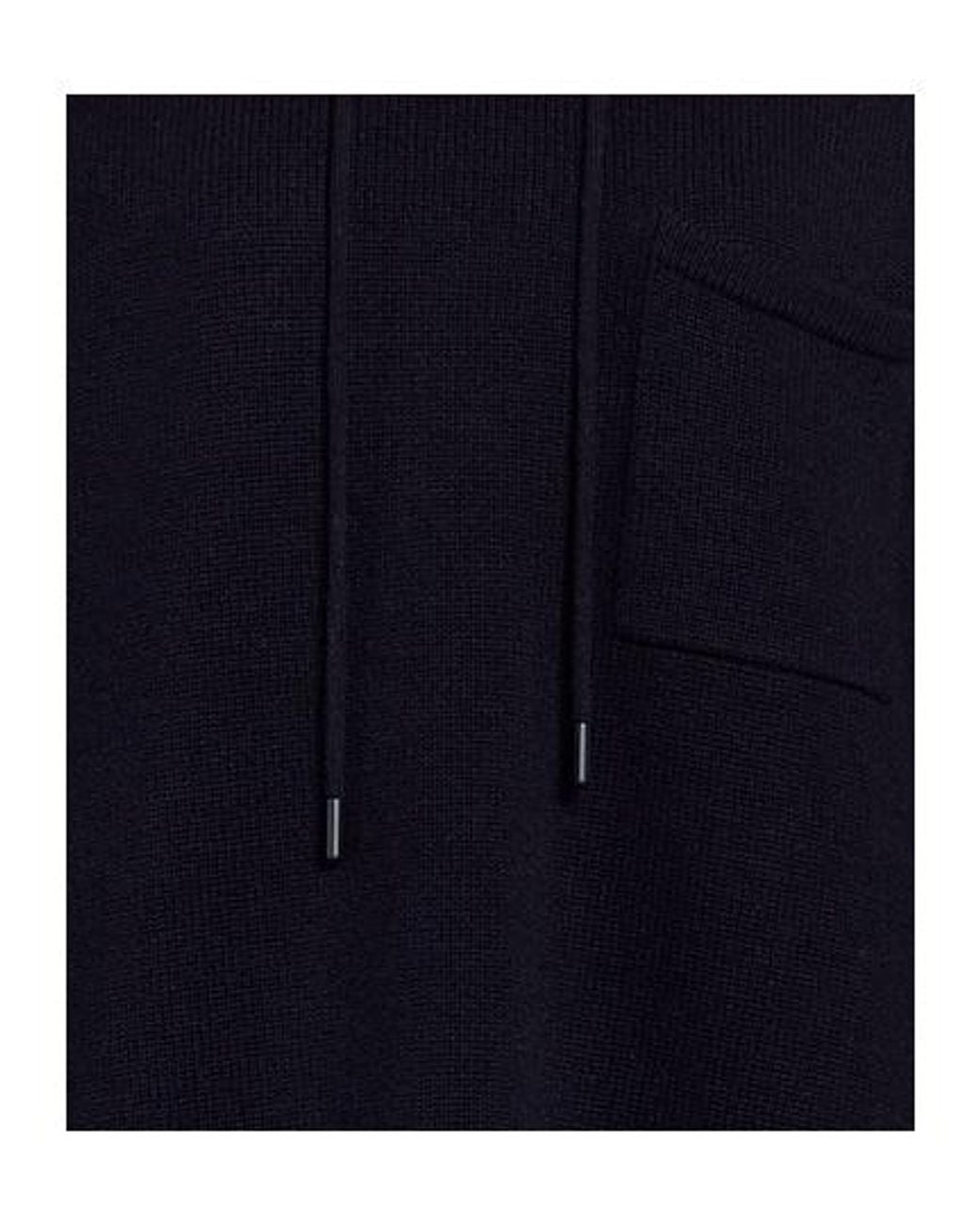 Max Mara Blue Solid Knit Sweatshirt