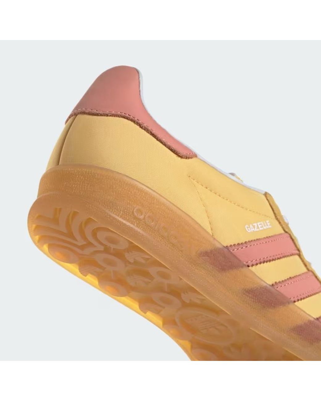 Adidas Originals Brown Gazelle Indoor Lace-Up Sneakers for men