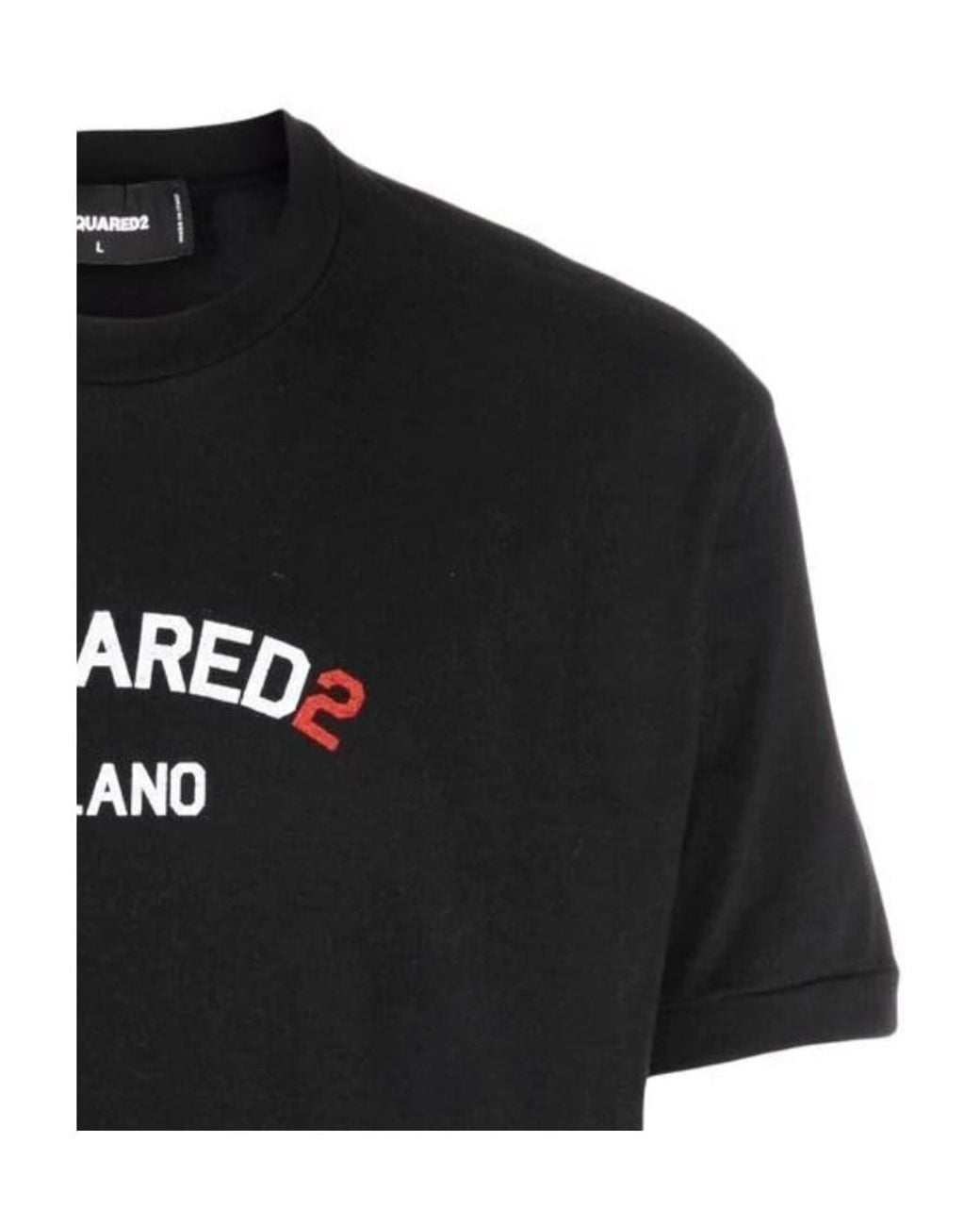 DSquared² Black Short-Sleeved T-Shirt for men