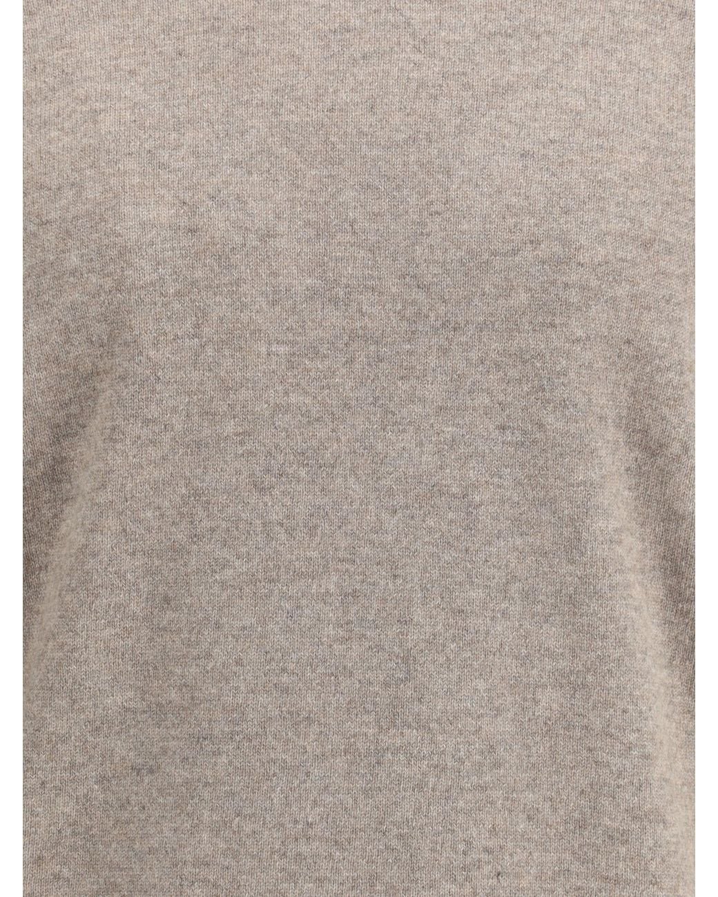 Brioni Natural Cashmere Jumper for men