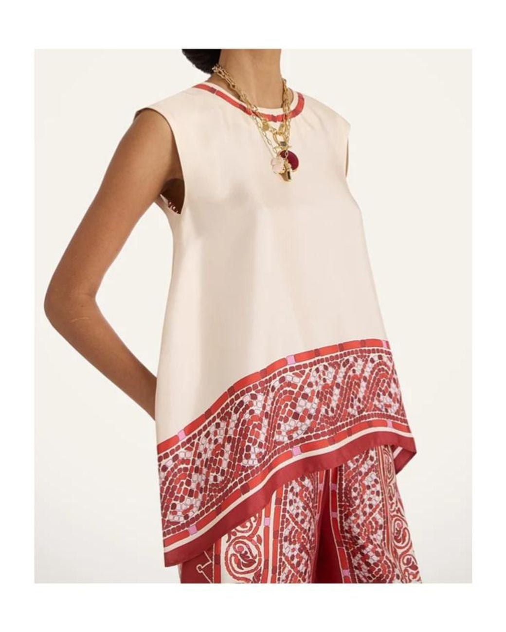 LaDoubleJ Red La Doublej San Carlo Sleeveless Top