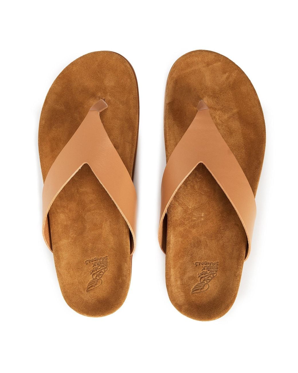 Ancient Greek Sandals Brown Lightweight Flat Sandals
