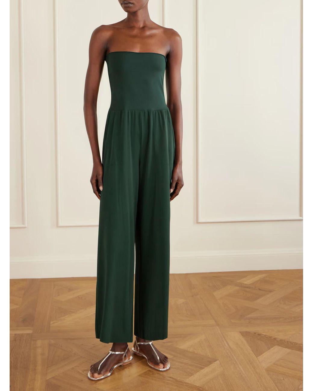 Eres Green Dao High-Waisted Trousers