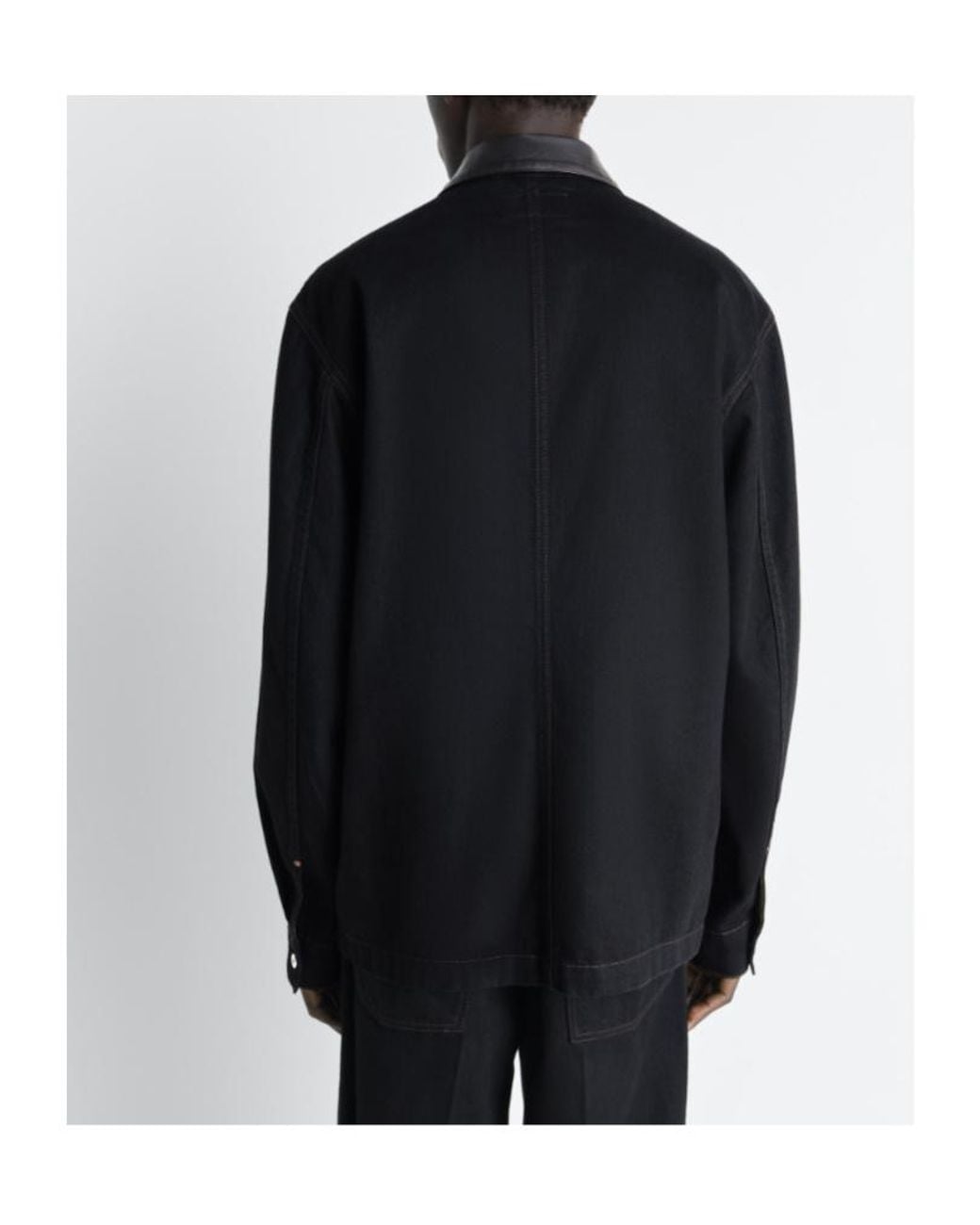 Lemaire Blue Workwear Overshirt for men
