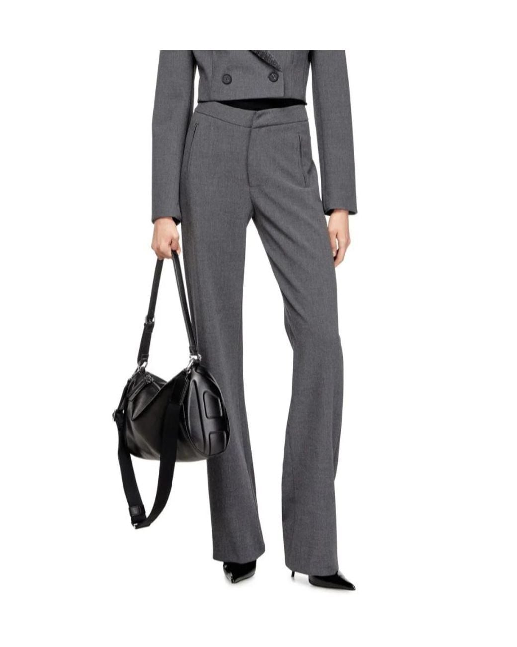 DIESEL Gray P-Romise-S1 Tailored Pants