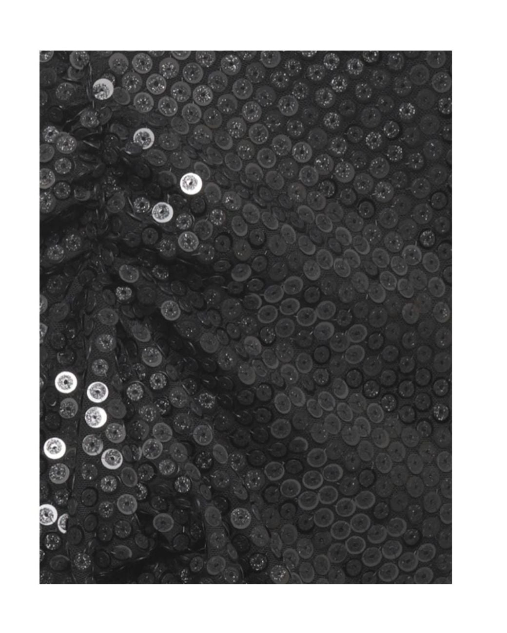 Vivienne Westwood Black Ruched Sequin Mini Skirt