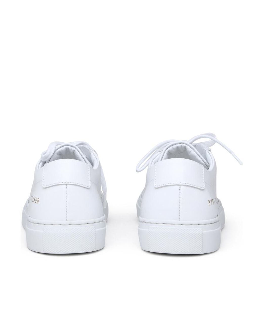 Common Projects White Front Strapped Low-Top Casual Shoes