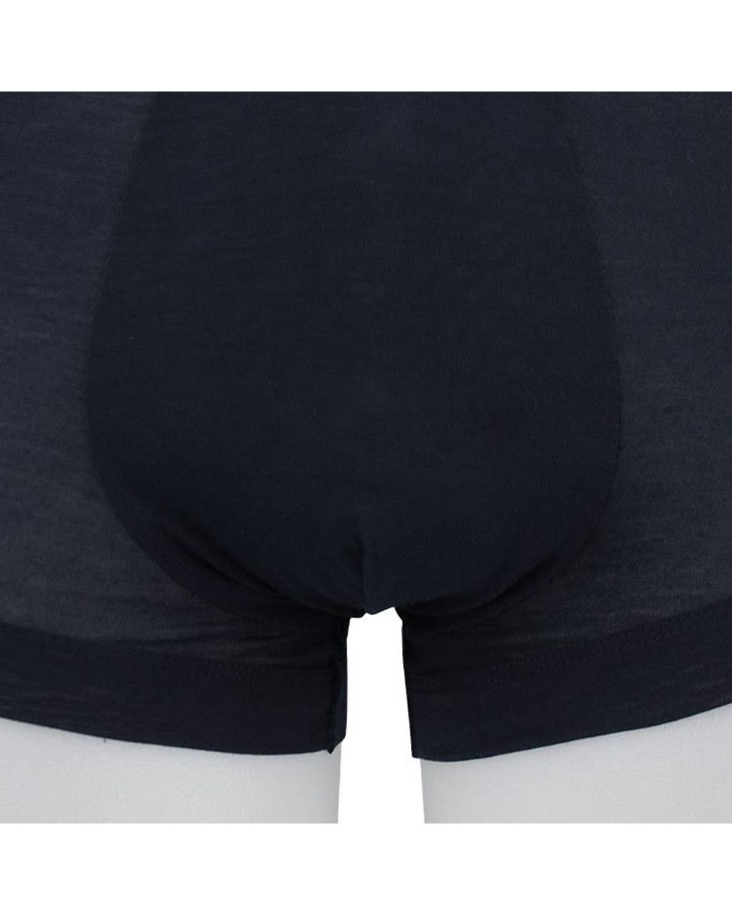 Emporio Armani Blue Logo Boxer Briefs, Pack Of 3 for men