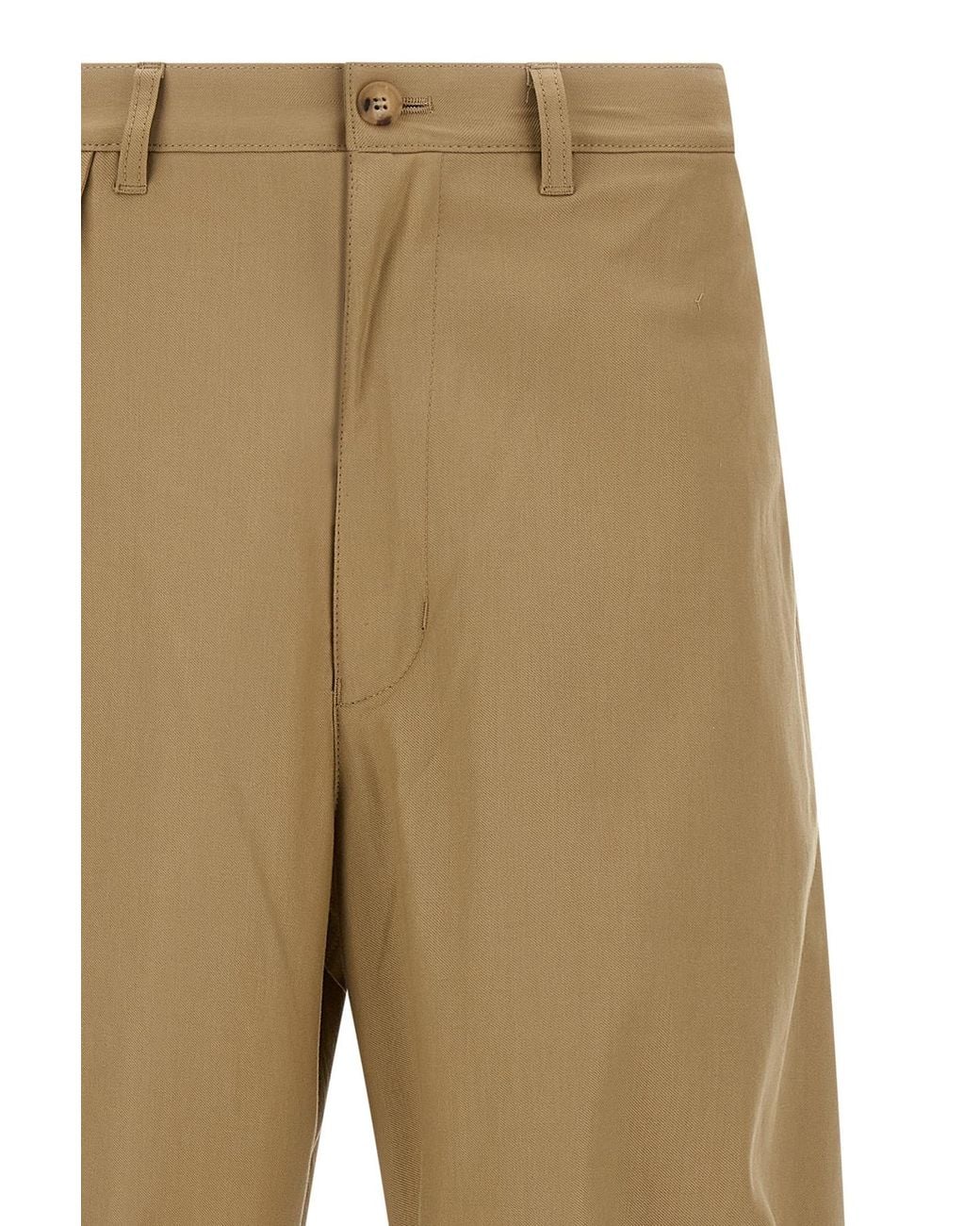 Comme des Garçons Natural Triple Layer Wide-Leg Trousers for men