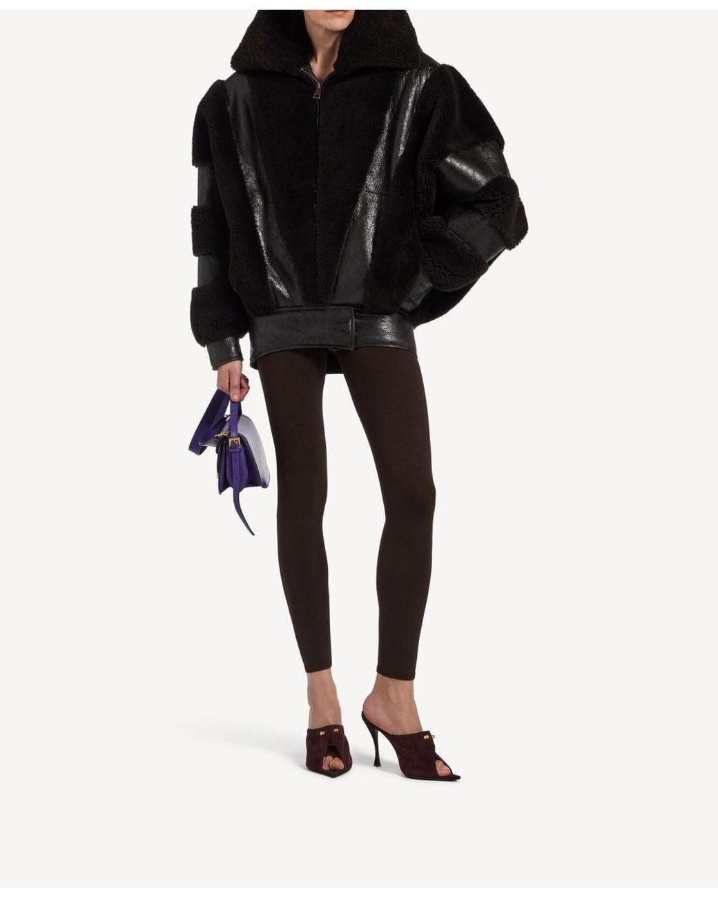 Balenciaga Black High Collar Jacket