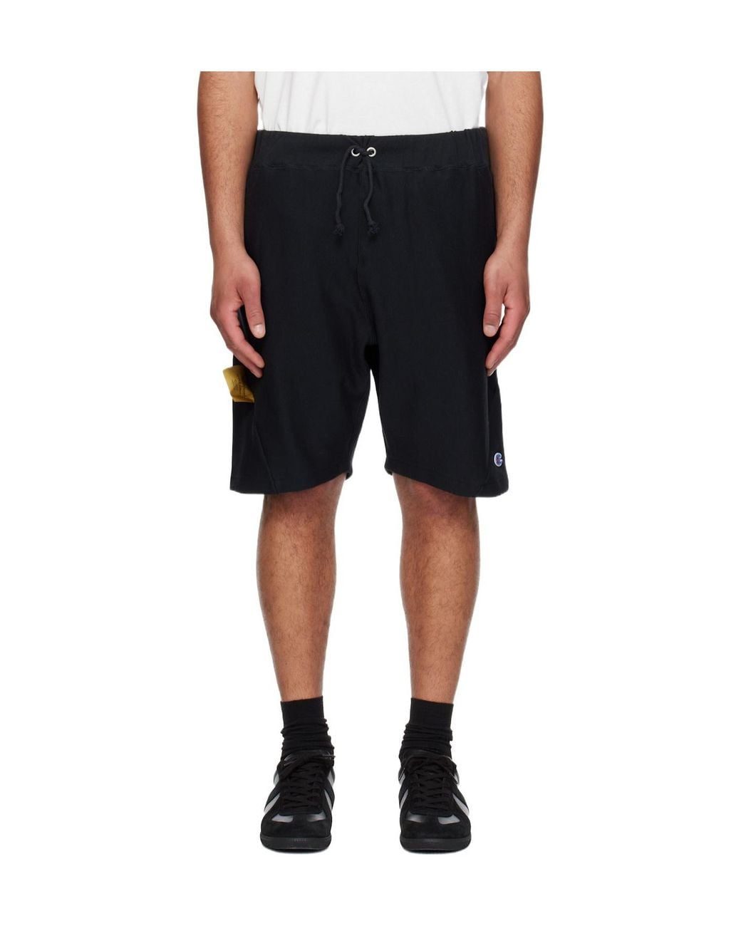Undercover Red X Champion Logo-Embossed Shorts for men