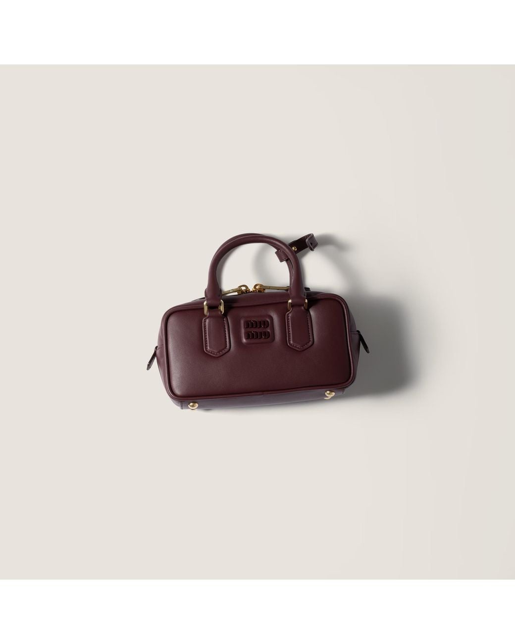 Miu Miu Purple Dual-Handle Shoulder Bag