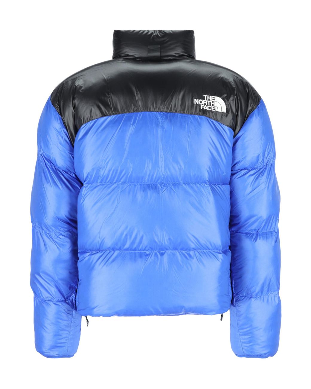 The North Face Blue Reversible Stand-Collar Down Jacket for men