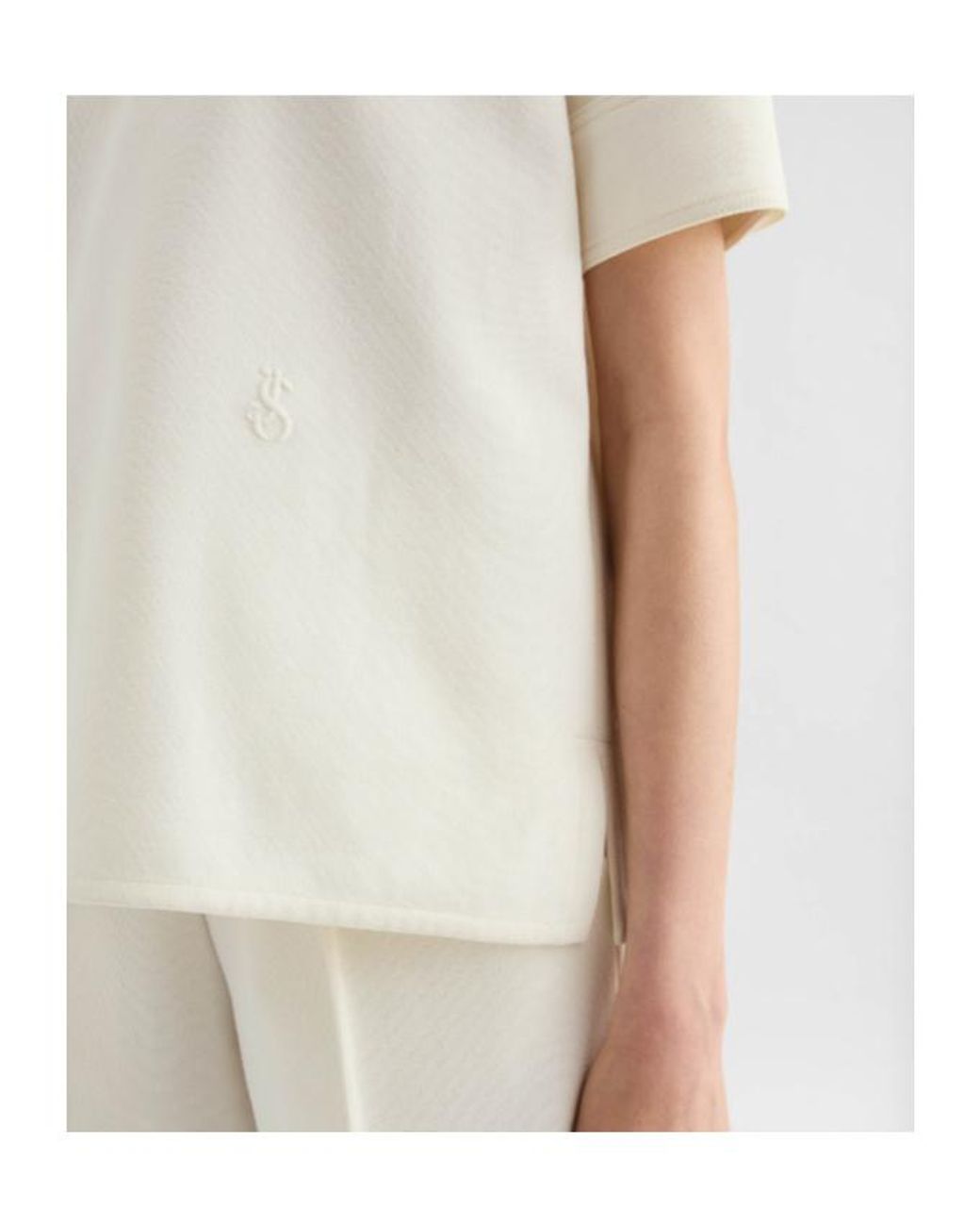 Jil Sander White Polo T-Shirt