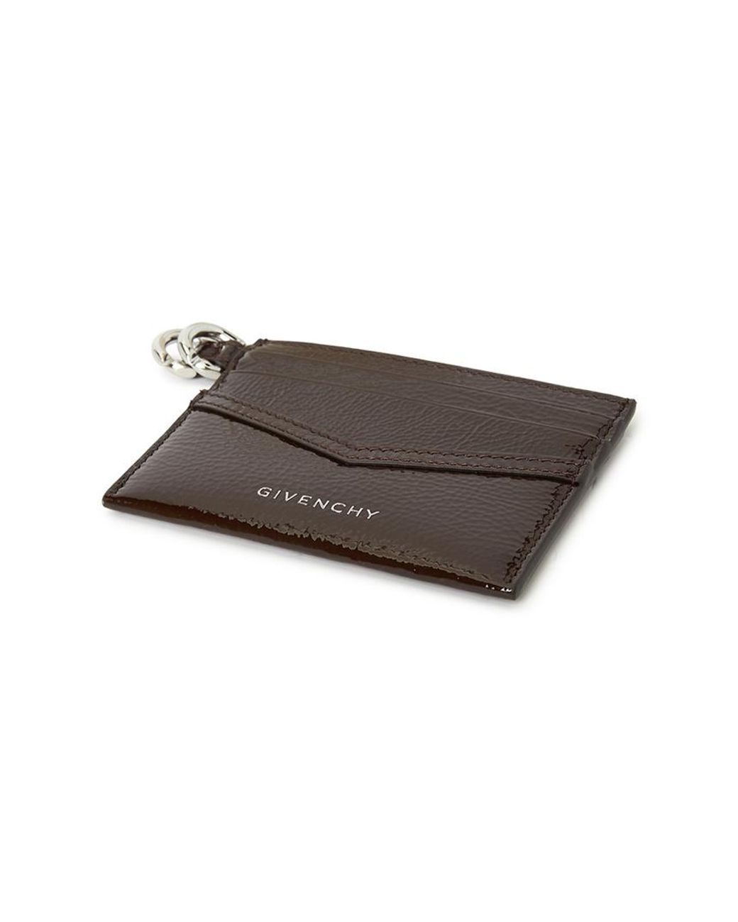 Givenchy Brown Logo Card Holder