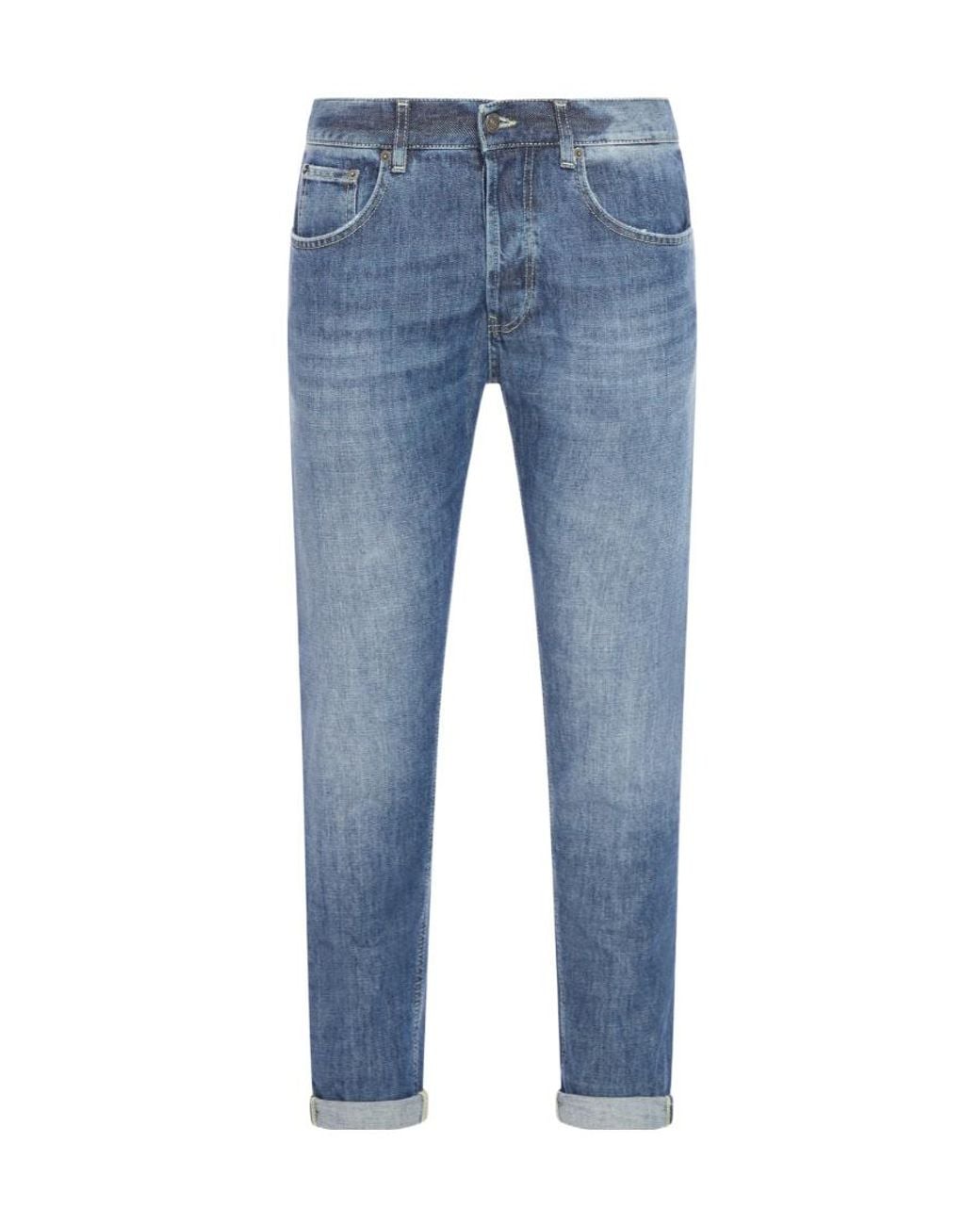 Dondup Blue Multi-Pocket Jeans for men
