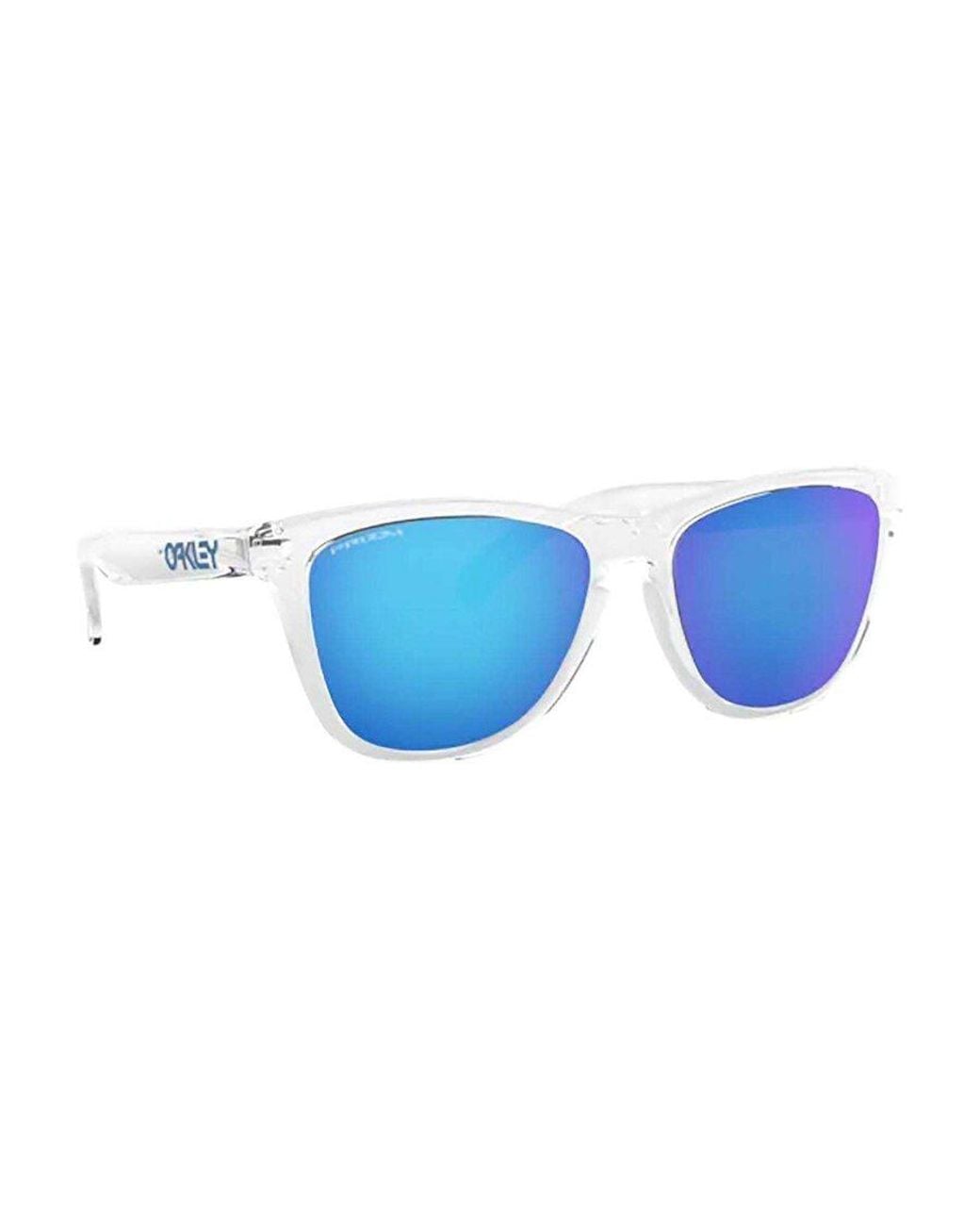 Oakley Blue Gradient Square Sunglasses for men
