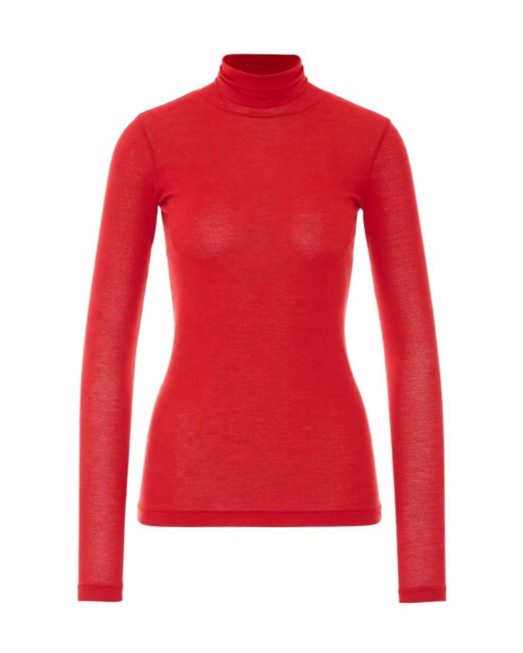 Auralee Red Long-Sleeve T-Shirt