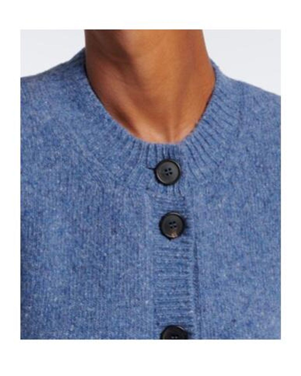 Rohe Blue Wool Cardigan