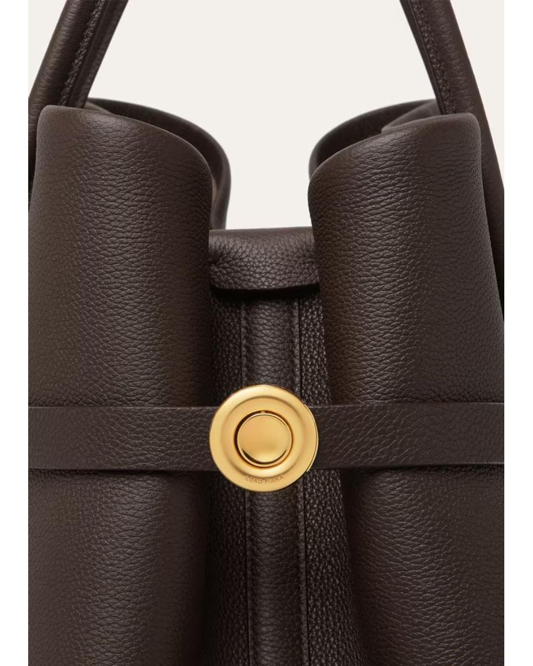Loro Piana Brown Large Ghiera Shopper